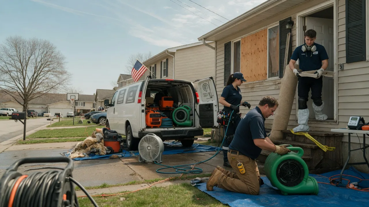 Water Damage Restoration in Blue Mountain, AR near me